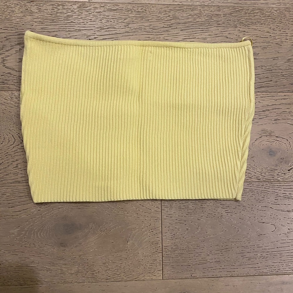 Yellow pacsun tube top